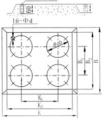 柔性聯(lián)接基礎(chǔ)鉆膨脹螺孔